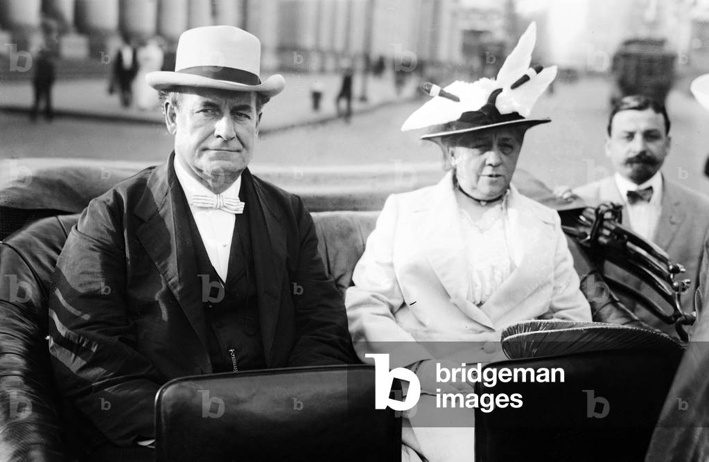 William Jennings Bryan (1860-1925) american lawyer and politician, with his wife Mary Elizabeth Baird, c. 1925