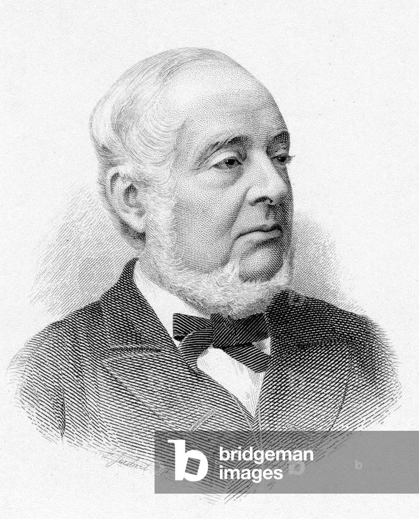 Warren de la Rue (1815-1889) english scientist astronomer and chemist, engraving