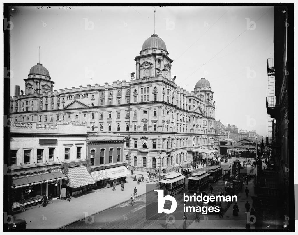 Grand Central Station, New York, former Grand Central Depot and future Grand Central Terminal, c. 1900