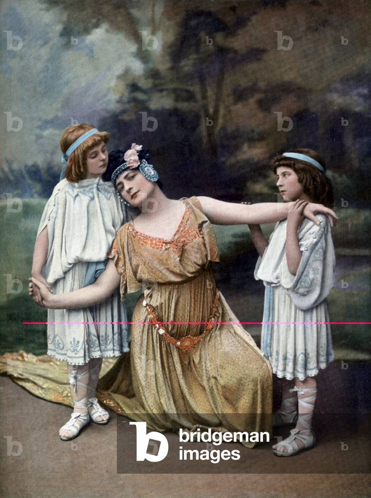 Comedian Caroline Eugenie Segond Weber (1867-1945) as Medee in play 