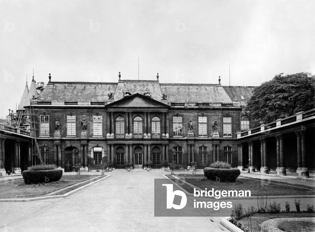 The Hotel de Soubise in Paris (Marais), built in 1704, architects Pierre Alexis Delamair and Germain Boffrand