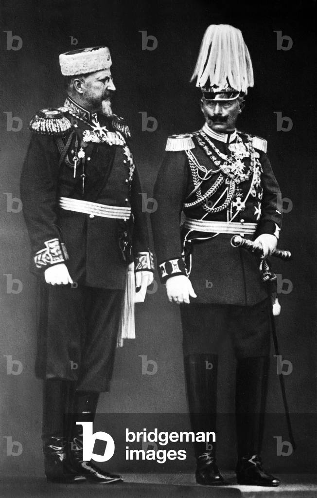 Ferdinand 1st of Bulgaria and William II,c.1910 (photo)