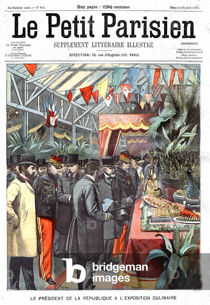 Frontpage of french newspaper 