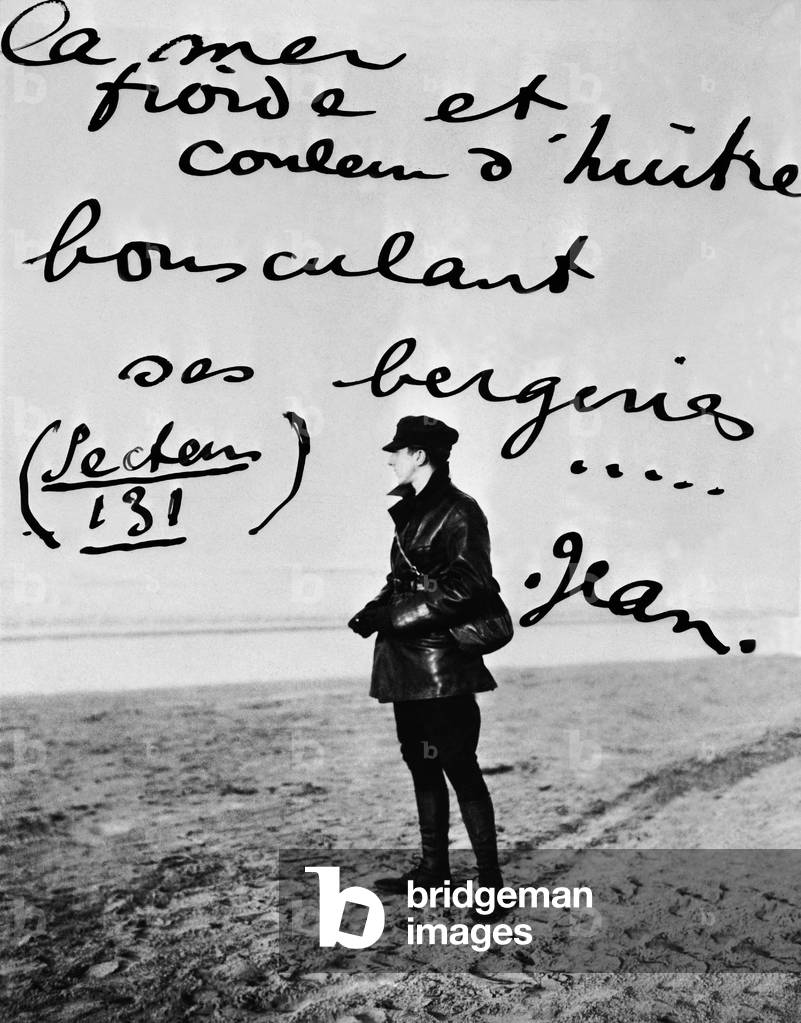 Jean Cocteau, 1916 (b/w photo)