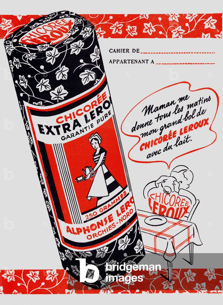 Protects notebook of the Chicoree Leroux in the 50s