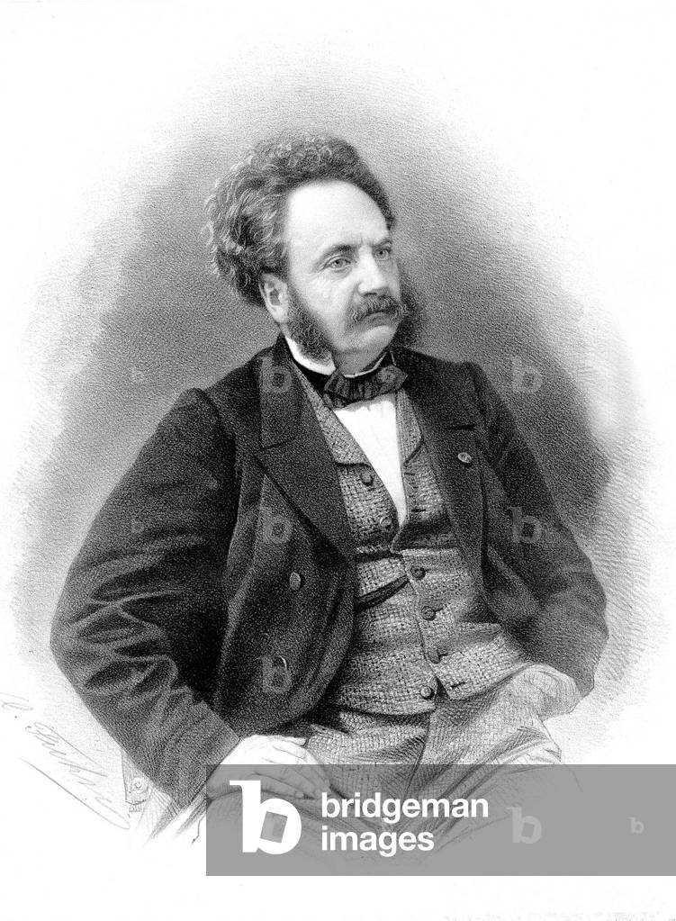 Auguste Andre Thomas Cahours, 19th century (engraving)