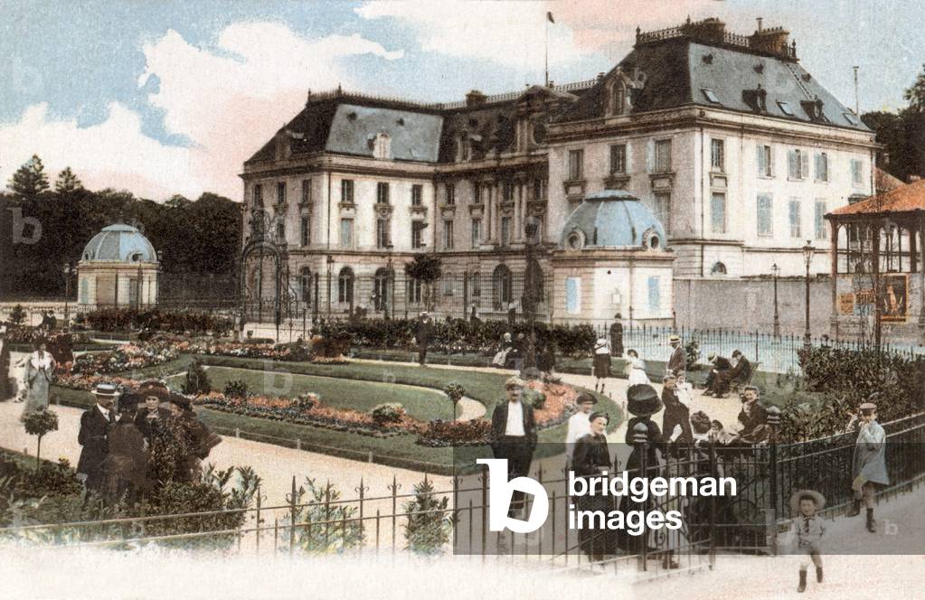 Troyes (France): the prefecture, Postcard, c. 1918