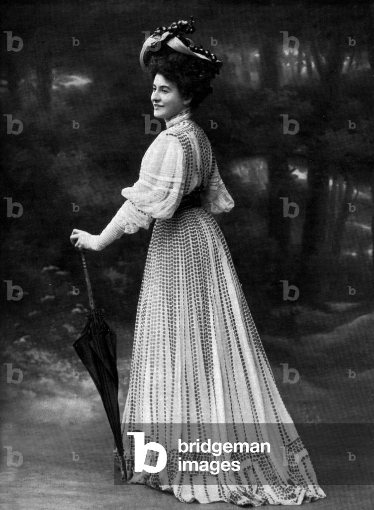 French comedian Mme Duluc as Lucie in play 