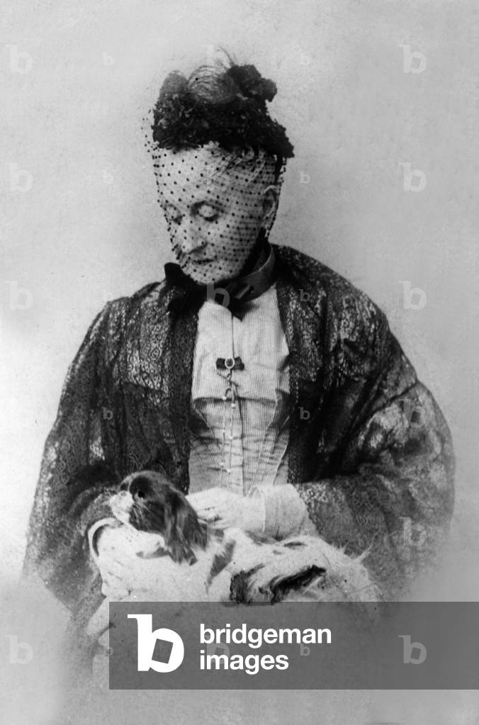 Empress Eugenia (1826-1920, born Eugenia Maria de Montijo de Guzman) c. 1890