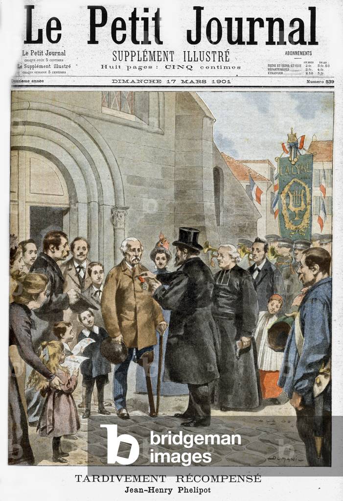 Frontpage of french newspaper 
