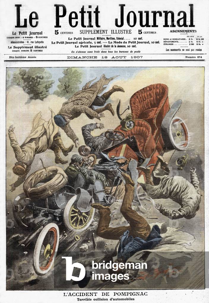 Frontpage of french newspaper 