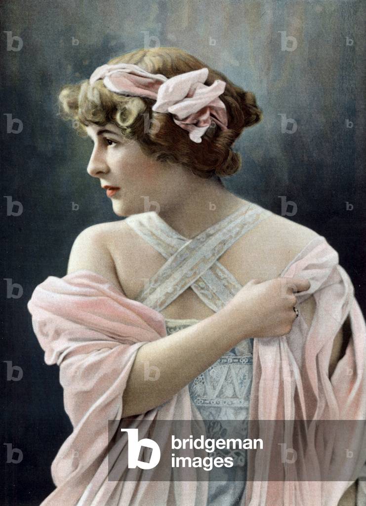 French actress Armande Cassive as Amelie in play 