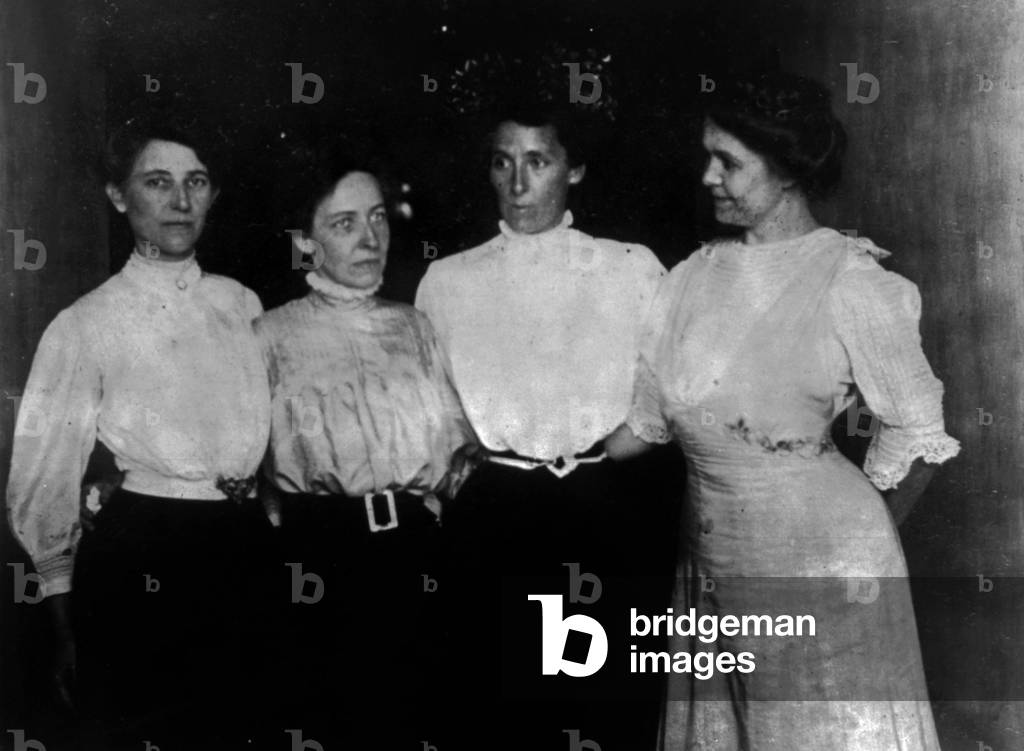 Socialist women in Los Angeles jail, 1908