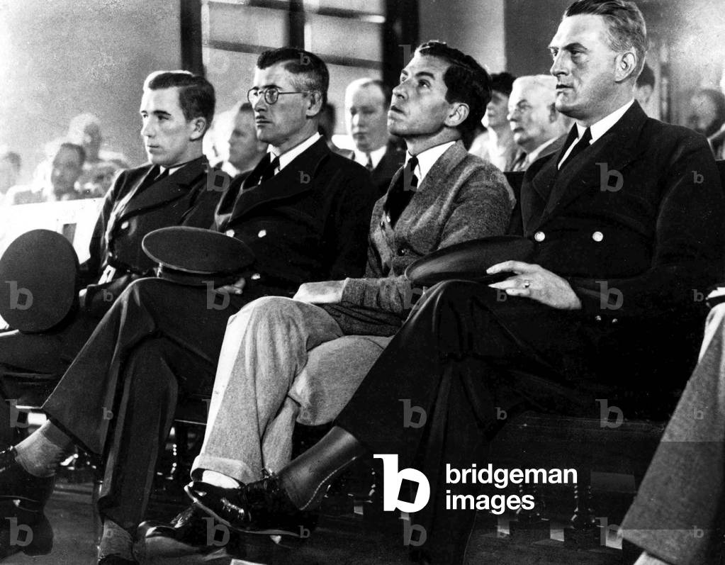 Lucky Luciano during his trial, New York, 1936 (b/w photo)