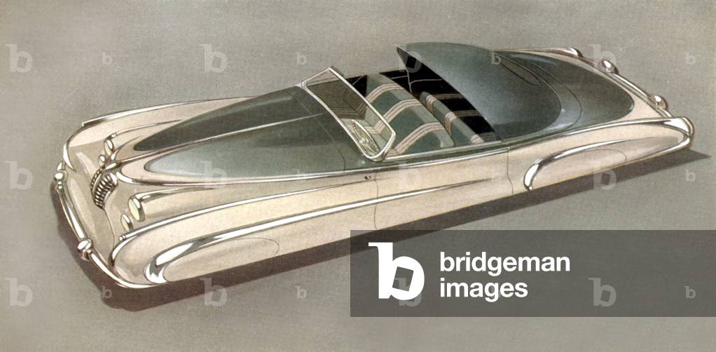 Cadillac car, bodywork by Saoutchik, 1950