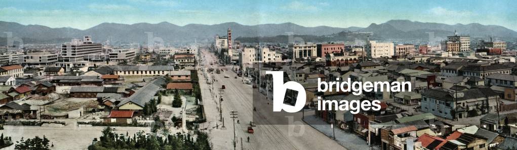 View of Hiroshima, Japan, 60's (photo)