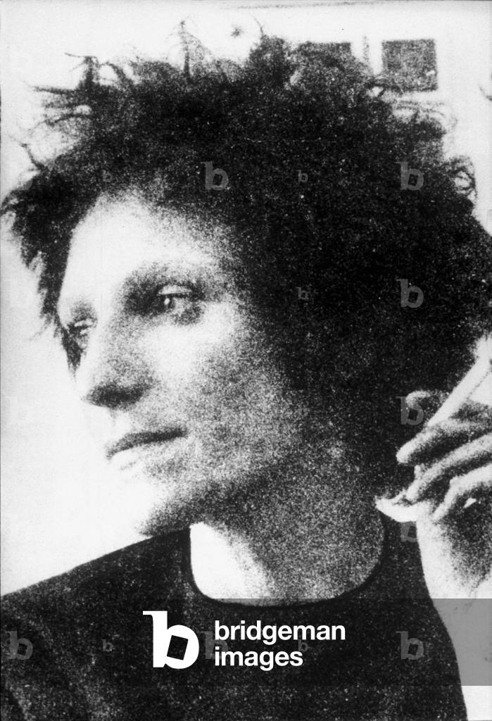 Gudrun Ensslin (1940-1977) german anarchist member of Rote Armee Fraktion, terrorist organization in west germany in the 70's and 80's
