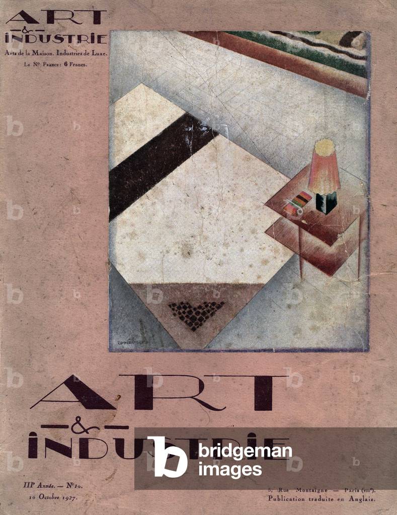 Art and Industry, home art and luxury industries, 1927 (illustration)