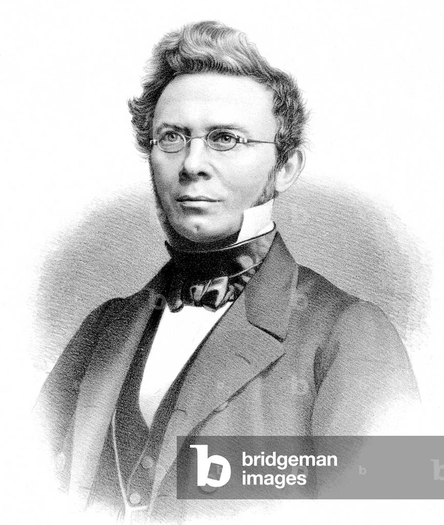 Christen Thomsen Barfoed, 19th century (engraving)