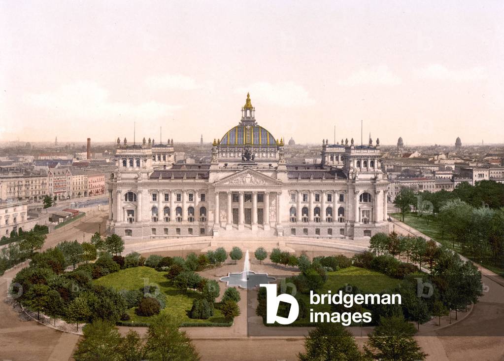 Berlin, Germany, c. 1900: the Reichstag