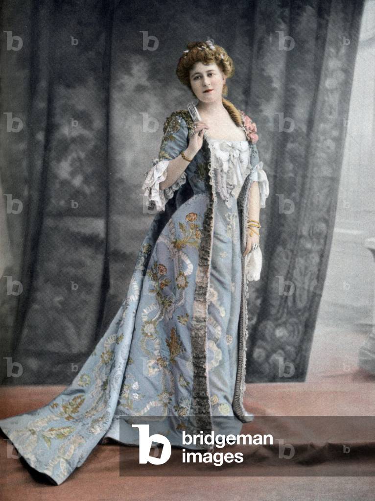Miss Marie Ange Feriel as the marchioness of Sabran in play 