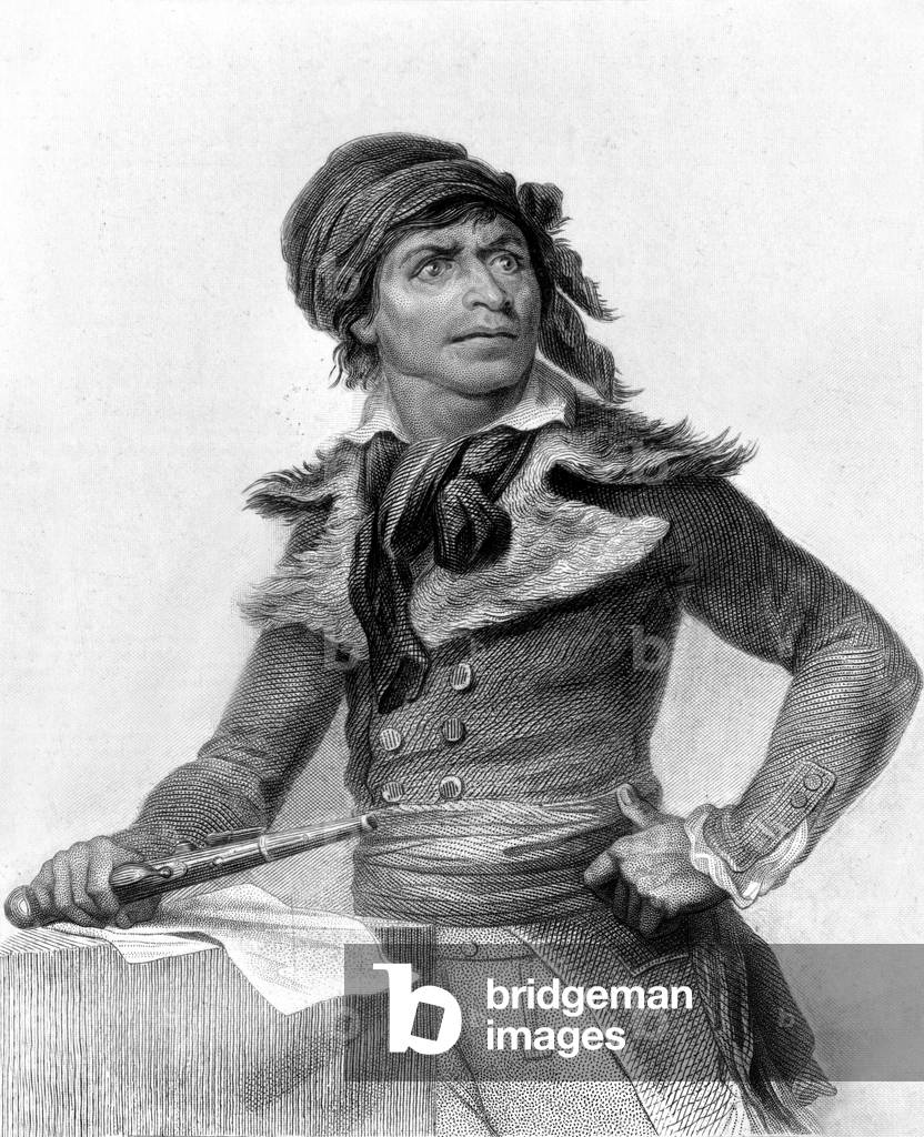 Jean-Paul Marat, 19th century (engraving)