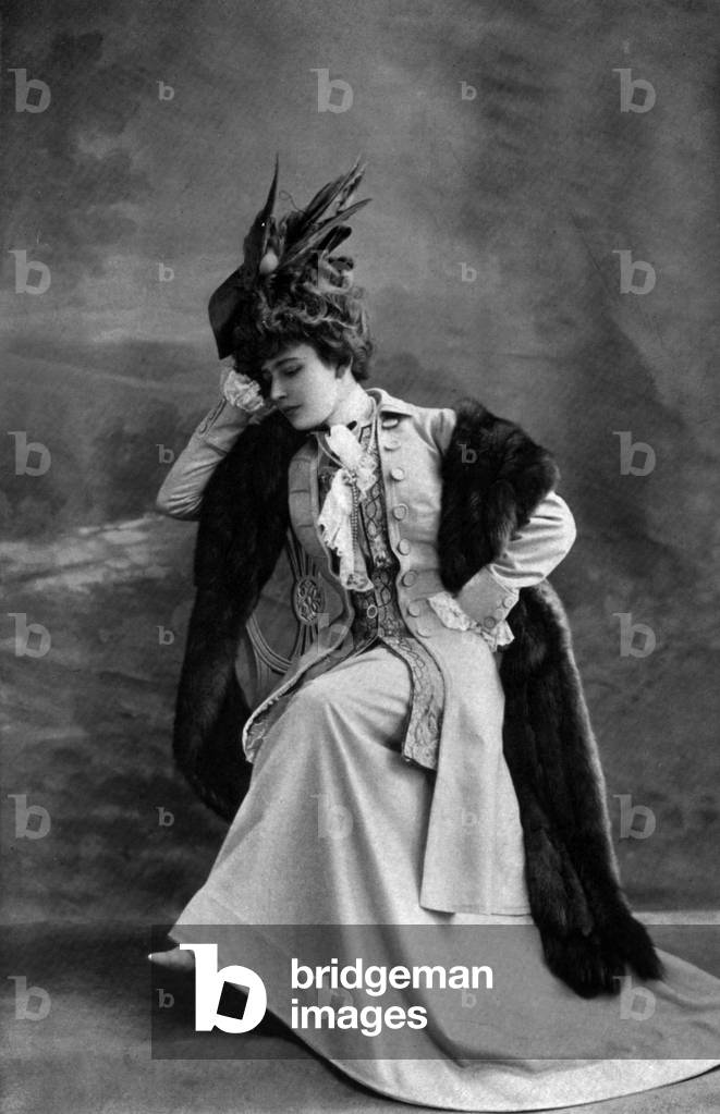 French comedian Genevieve Lantelme (1887-1911) as Andree Bouquet in play 