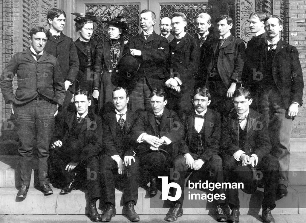 Edgar Fahs Smith, at Pennsylvania university c. 1915 (b/w photo)