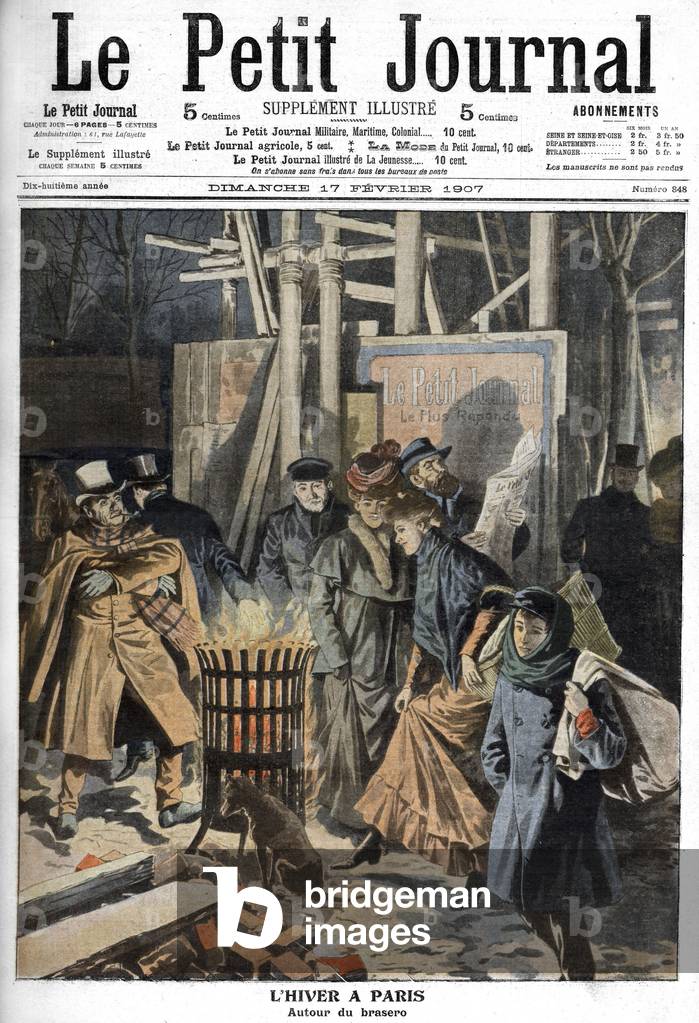 Frontpage of french newspaper 
