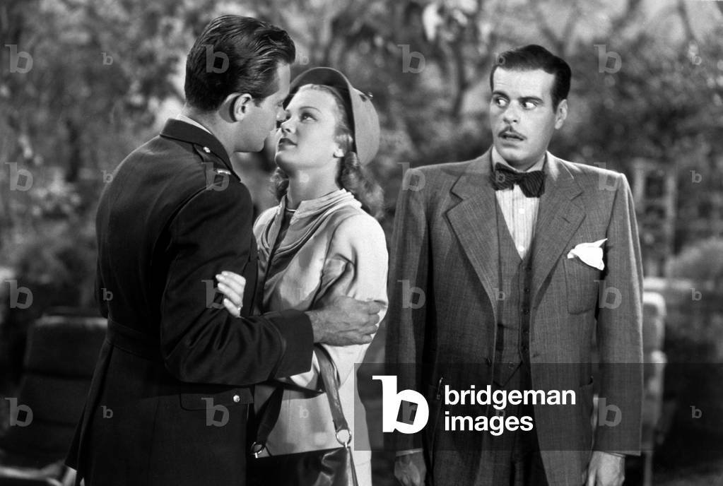 Russell avec William Holden, Joan Caulfield, Billy De Wolfe 1947