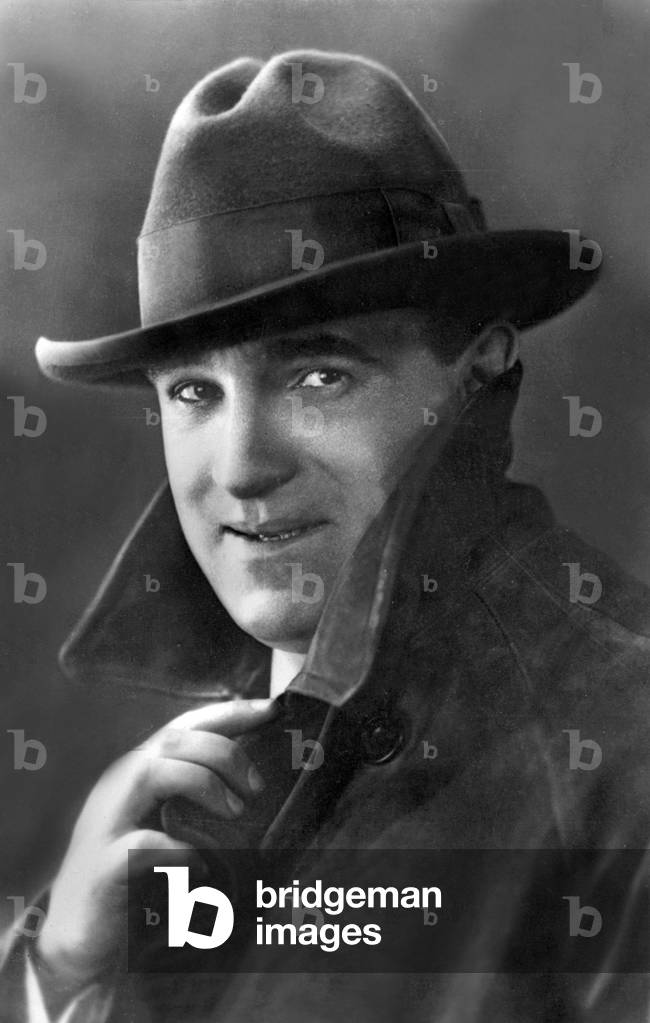 Charles Vanel (1892-1989) french actor and director, Postcard, c. 1945