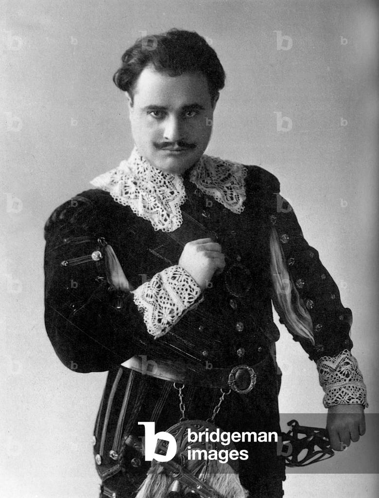 Italian tenor Beniamino Gigli (1890-1957) as Edgardo at the Metropolitan Opera c. 1920