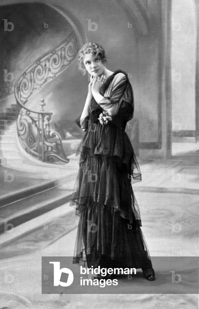 French comedian Therese Borny, photo from french paper 