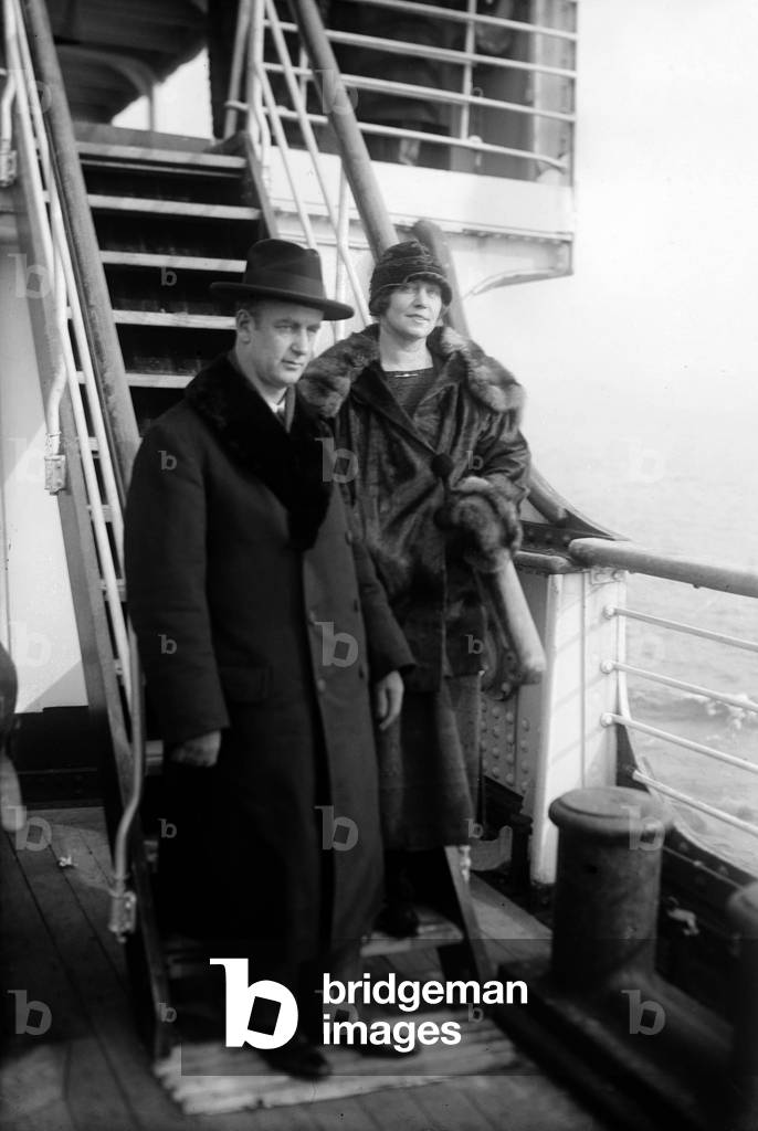 Furtwangler and his wife,c.1925 (photo)