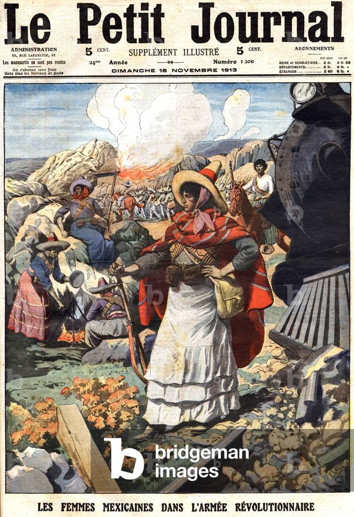 Mexican women in revolutionary army, 1913 (print)