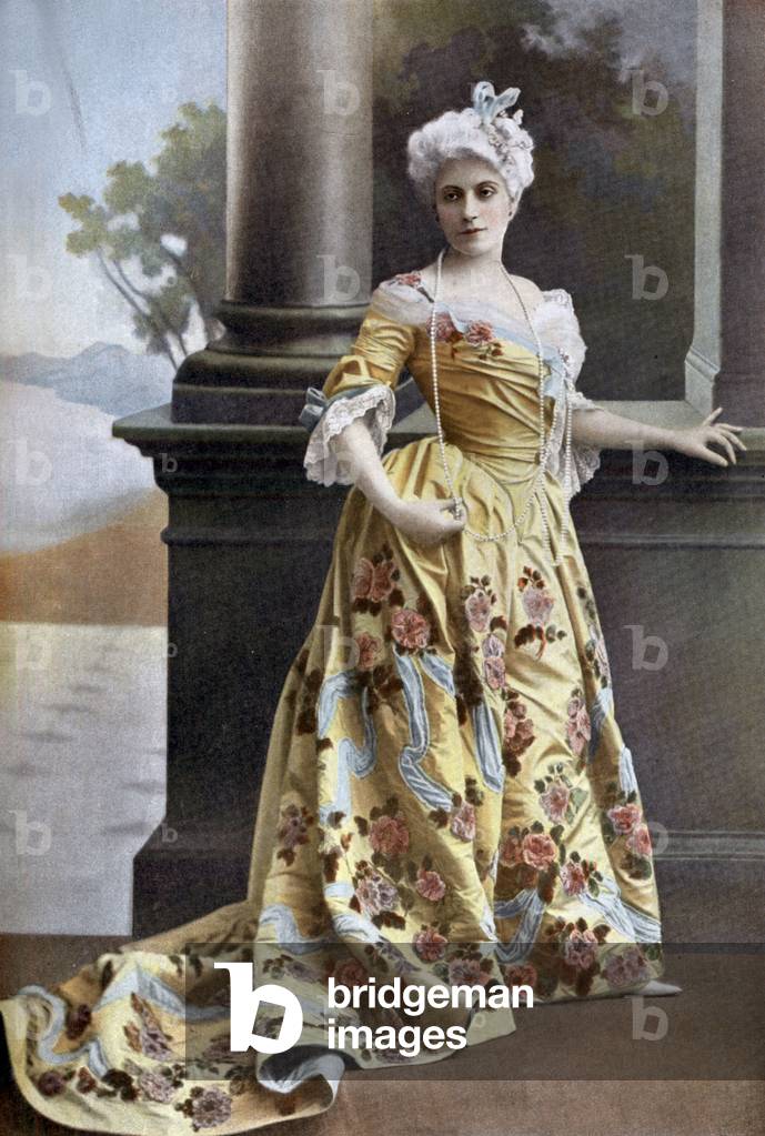 French comedian Maggie Gauthier as Louise Guerny in play 