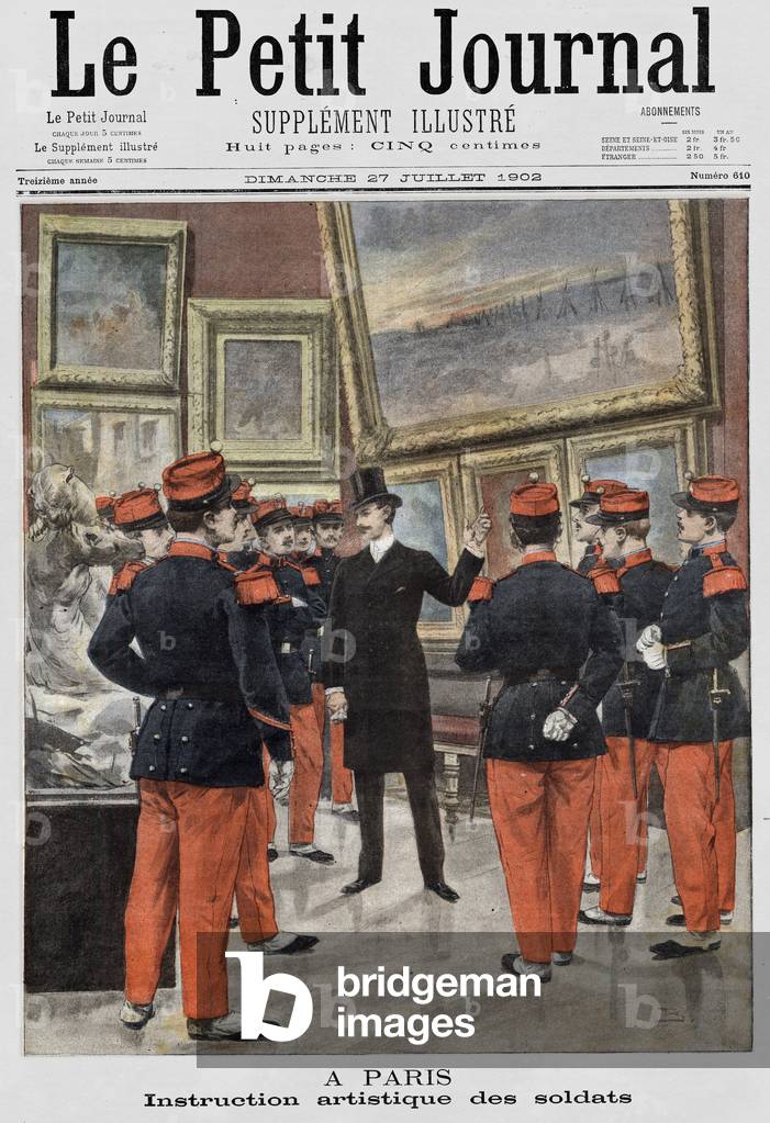 Frontpage of french newspaper 