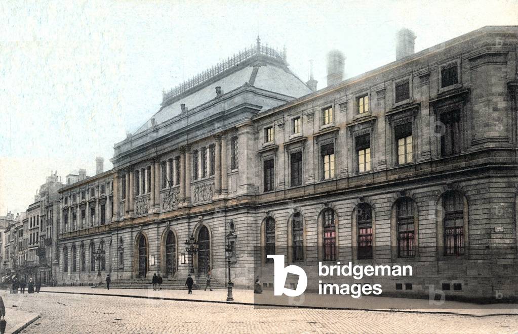 law faculty in Bordeaux (France), Postcard, c. 1907