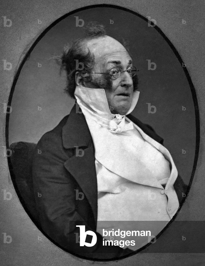 Henri Monnier (1799-1877) french writer, cartoonist, 1875