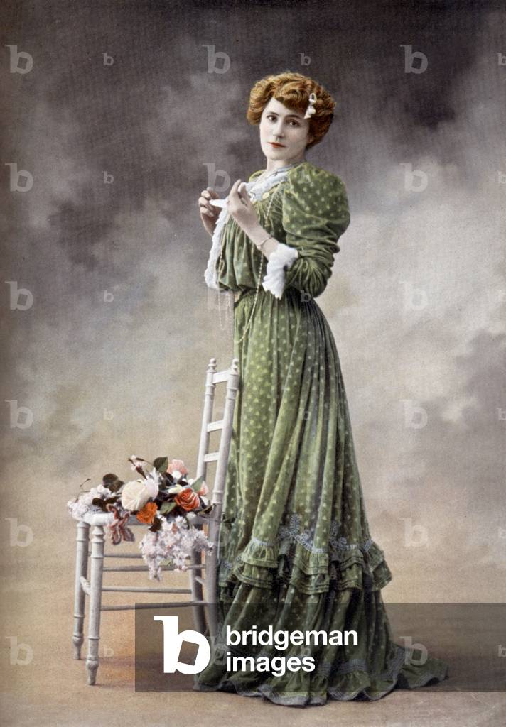 French actress Jane Heller, Paris, from 