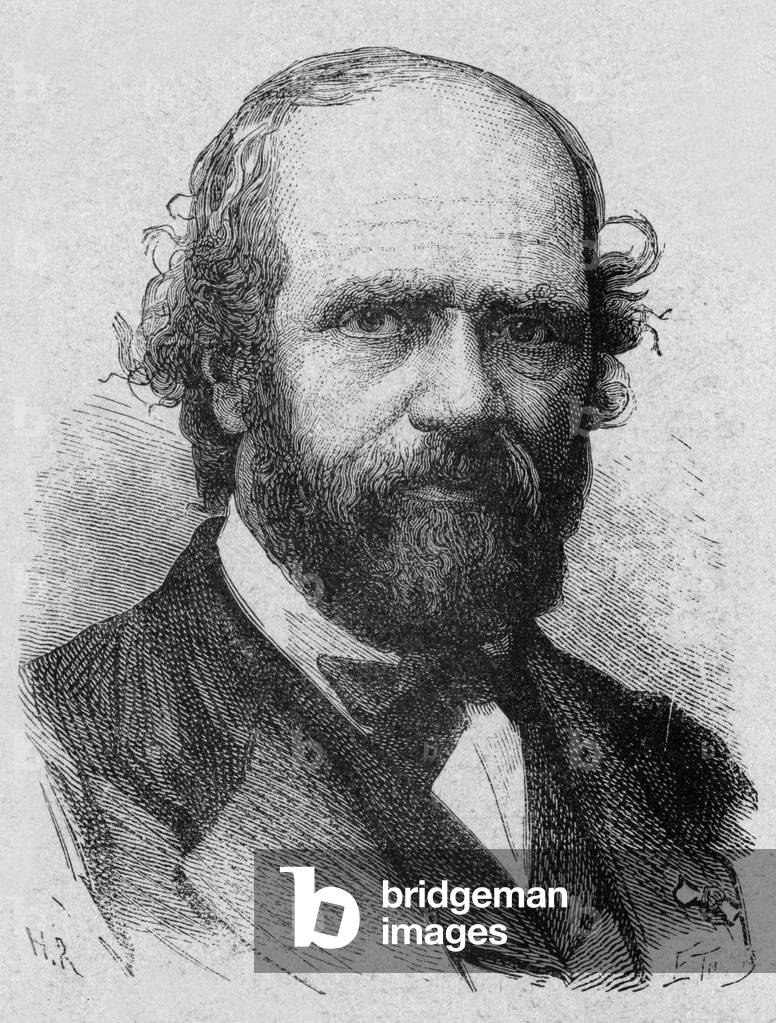 Alphonse Louis Poitevin (1819-1882) french chemist, engraving