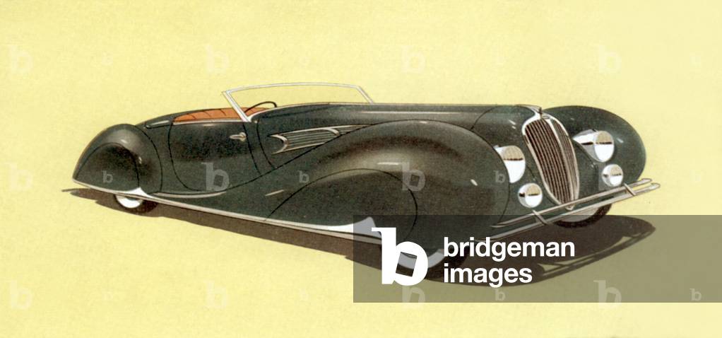 Delahaye car, bodywork by Figoni, 1950