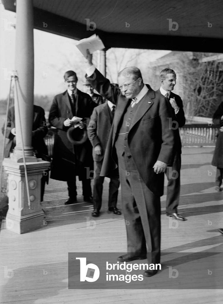 Theodore Roosevelt, former american president, april 2, 1918