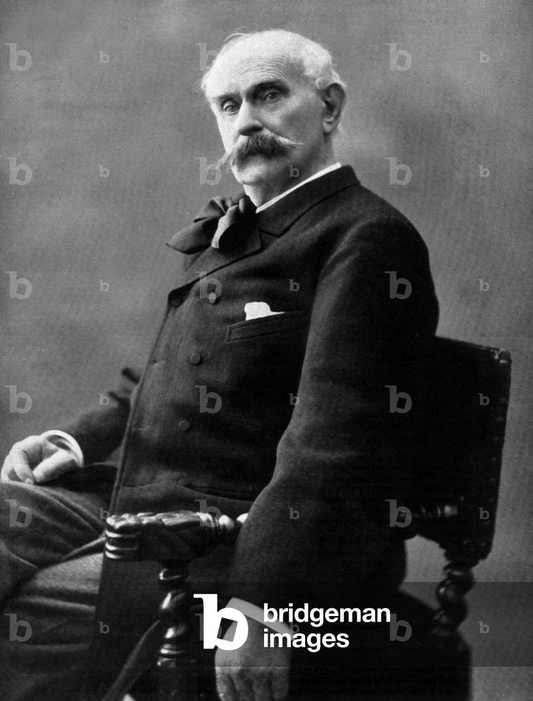 french composer Ernest Reyer (1828-1909) photo from french paper 