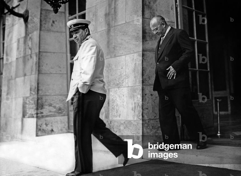 Conference in Paris about the occupation of Germany, 1949 (photo)