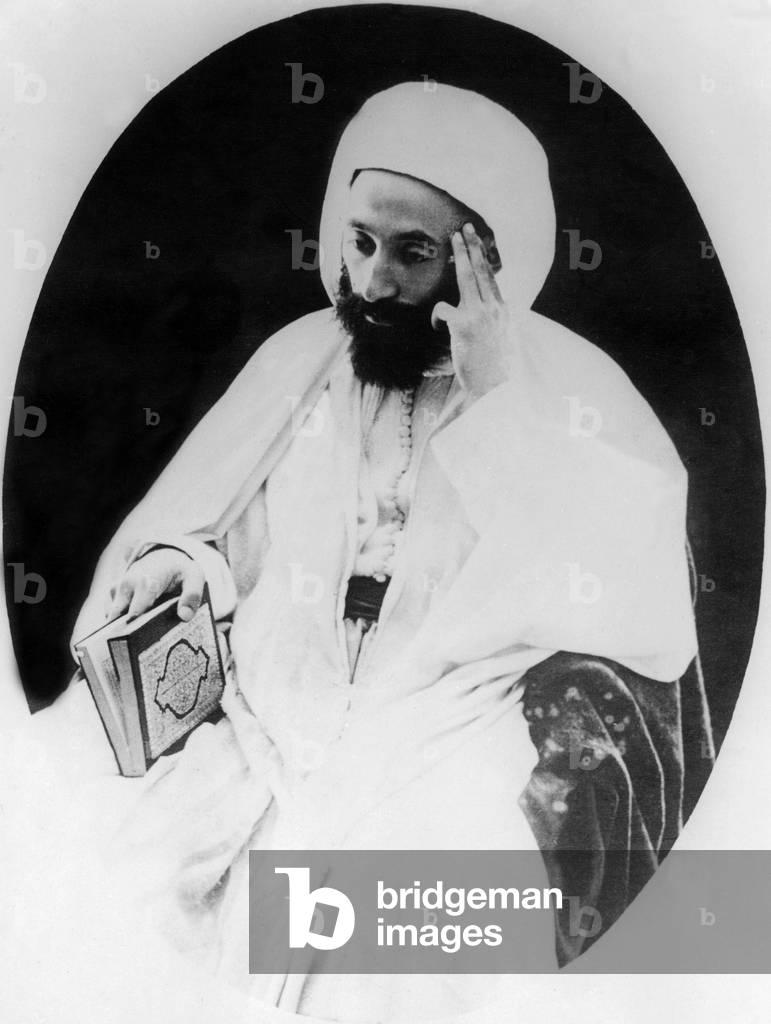 Cheik Abdhelhamid Ben Badis, c.1920-30s (b/w photo)