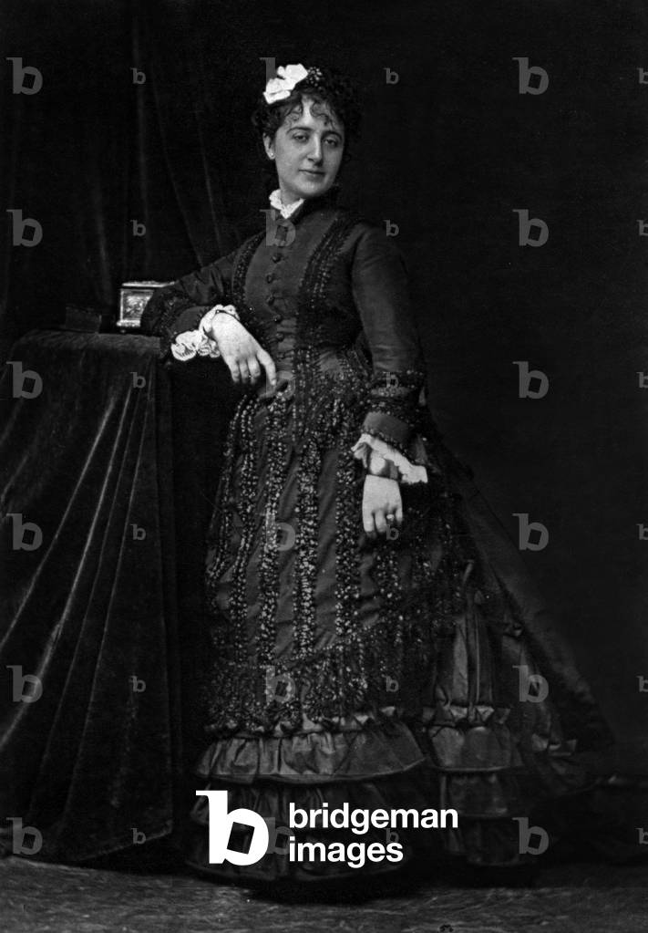 Zina Dalti, french opera singer, 1876 (photo)