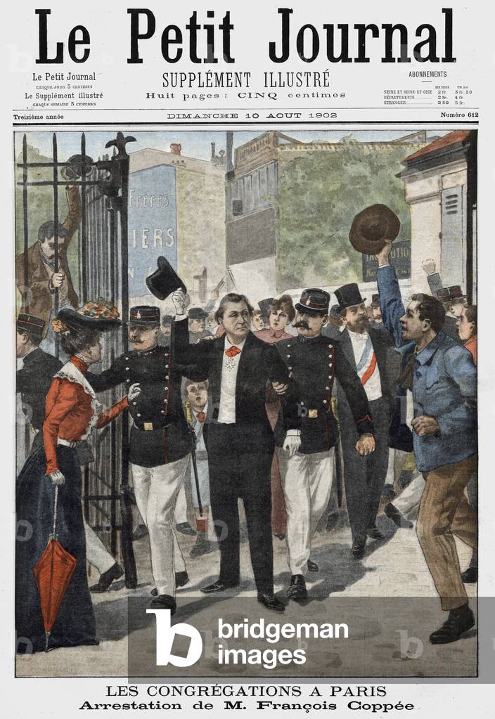 Frontpage of french newspaper 