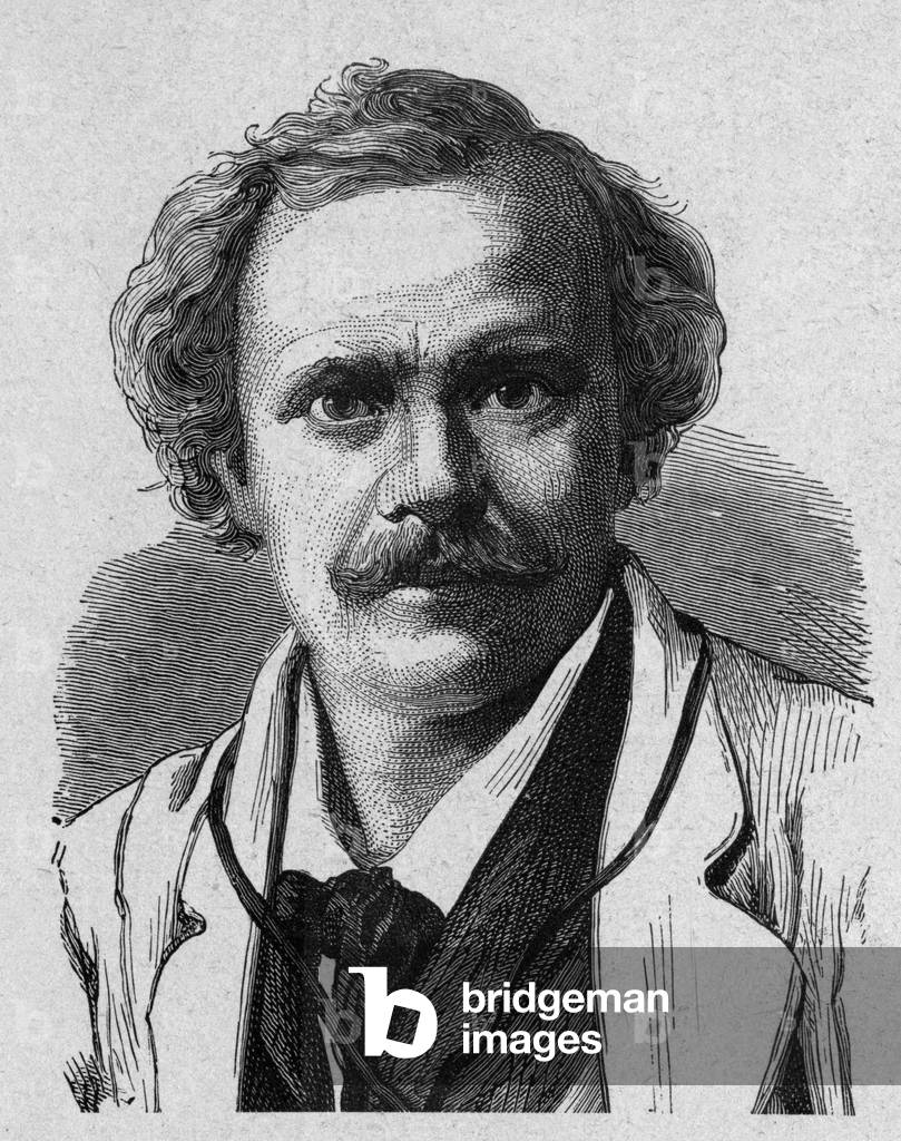 Gaspard Felix Tournachon aka Felix Nadar (1820-1910) french photographer, engraving
