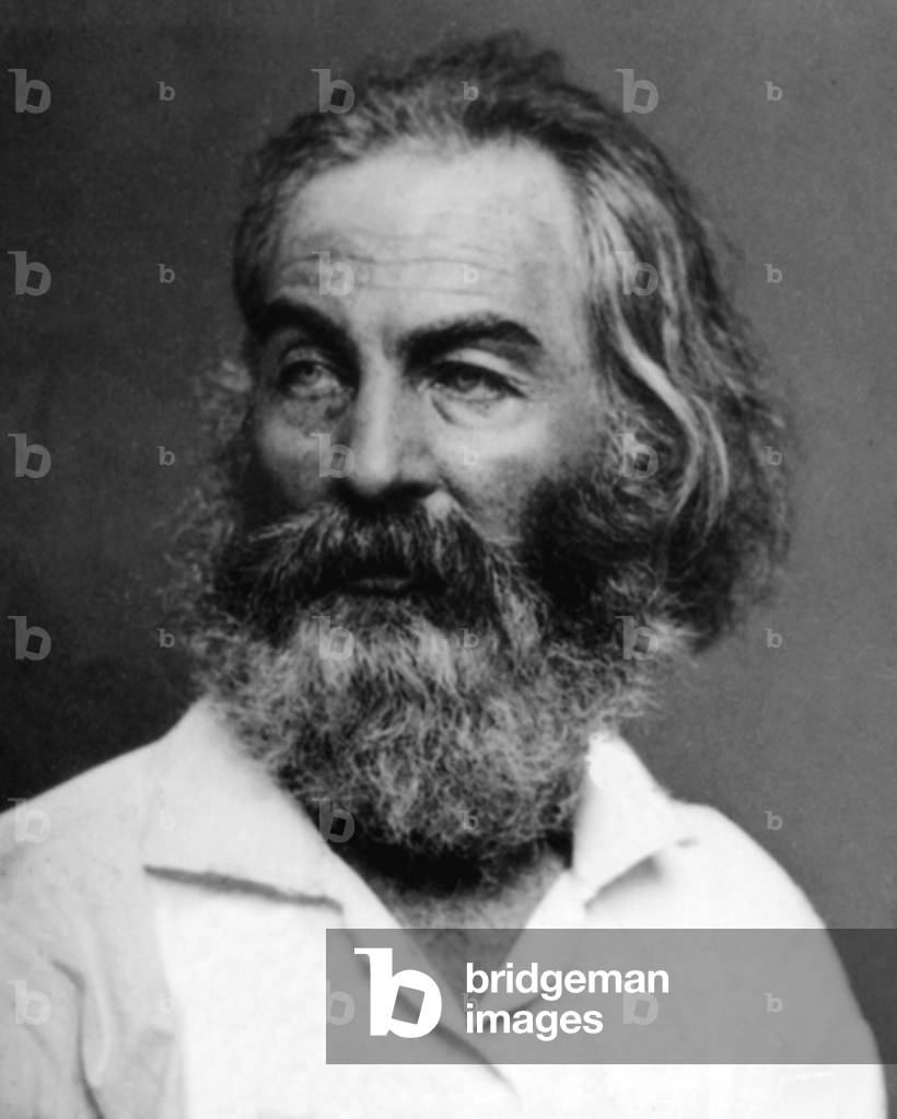 Walt Whitman, c. 1875 (b/w photo)